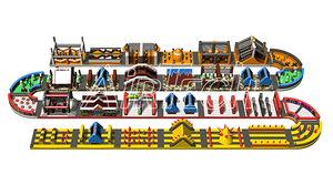 Offre Spéciale team building ninja <span class=keywords><strong>obstacles</strong></span> équipement de jeu souple sauter piste de course adulte parcours d'<span class=keywords><strong>obstacles</strong></span> gonflable pour l'extérieur - Product Image 4