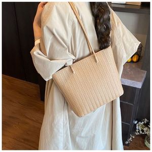 Simple Plain Color <b>Tote</b> <b>Bags</b> <b>Waterproof</b> Leather Handbag Lady's PU <b>Tote</b> <b>Bag</b> - Product Image 5