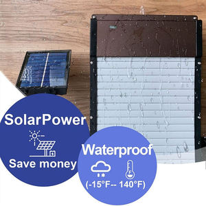 AromaNano Ouvre-porte de <span class=keywords><strong>poulailler</strong></span> en acier inoxydable à énergie solaire avec contrôle par application, minuterie et capteur de lumière, <span class=keywords><strong>fermeture</strong></span> par bouton - Product Image 5