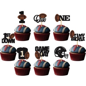 Decoración Personalizada para Fiesta de Cumpleaños con Temática de Aviación Moderna, Pequeño Adorno para Pastel o Postre, para Tarjetas de Cartón - Product Image 1