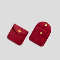 Pochette réutilisable en microfibre douce anti-ternissement pour accessoires, support à bijoux fait main, conteneur d'emballage pour vente au détail et expédition