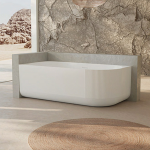 <span class=keywords><strong>Bañera</strong></span> de acrílico de remojo independiente de diseño moderno <span class=keywords><strong>Bañera</strong></span> de esquina de superficie sólida blanca Ovalada <span class=keywords><strong>para</strong></span> uso en hoteles de adultos - Product Image 4