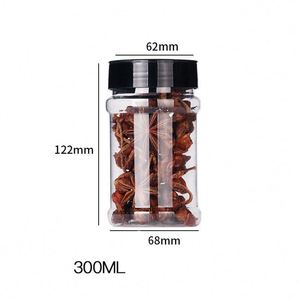 Plastic Seasoning Bottle with Customized Color Lid Clear and Safe Plastic Seasoning Bottle <b>Storage</b> Seasoning Plastic Bottles - Product Image 2