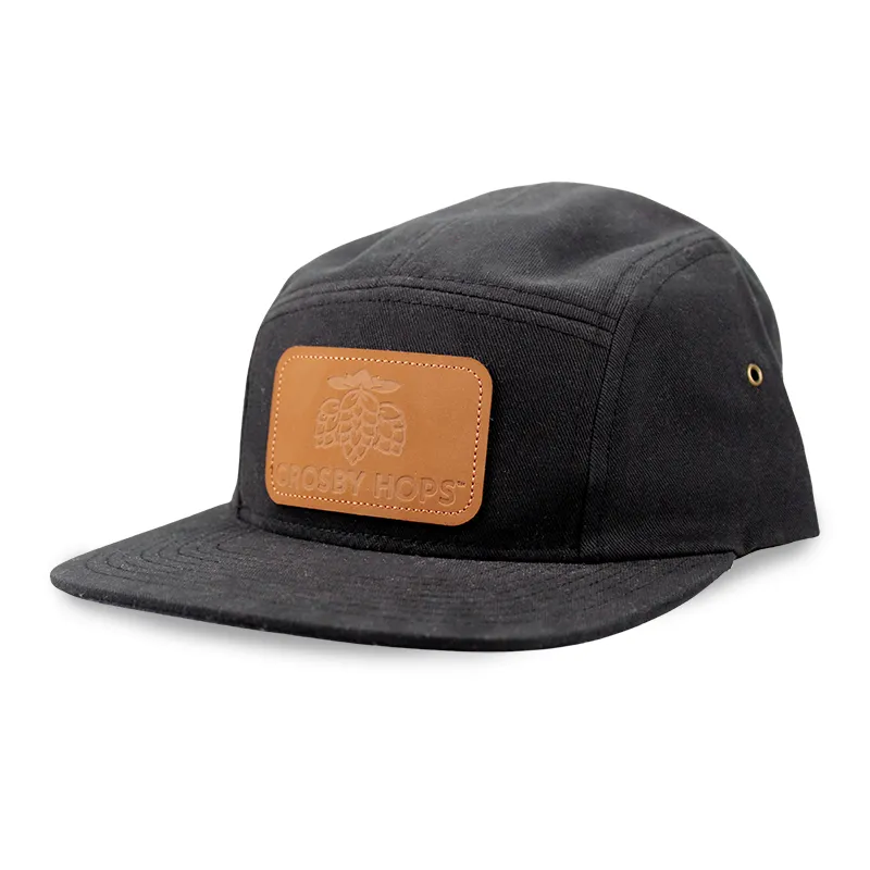 OEM Projete Seu Próprio Logotipo Sports Camp Hat Plain 5 Painel Reciclado Camping Cap Soft Lightweight Nylon Running Hat