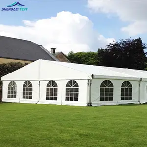 Glazen Dak Bruiloft Decoratie Tent Water Proof Tenten Voor Evenementen 100 Mensen 20X20 Beurs Tent