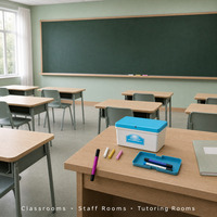 Boîte de rangement pour craies scolaires, étui organisateur en ABS anti-humidité avec couvercle pour craies hydrosolubles