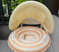 Klassischer Gestreifter PVC-Kinder-Sonnenschutz-Schwimmring von MORRU für Pool- und Strandsicherheit