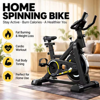 Sepeda Spinning Beban Maksimal 120kg Flywheel 6kg Kontrol Magnetik 1000x490x1250mm Dudukan Perangkat LCD Sepeda Kardio Gym Rumah OEM ODM
