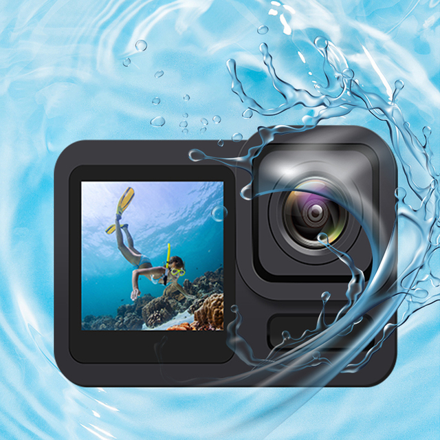 10M Body-waterproof 8K 6K 30FPS Dual Colorful Screens WIFI Digital Action Camera Sports Camera