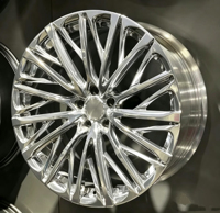 Nouvelles jantes en alliage d'aluminium forgé, multi-rayons, finition diamantée, 17-23 pouces, 5x112, 5x114.3, 5x120, compatibilité universelle pour Audi Mercedes