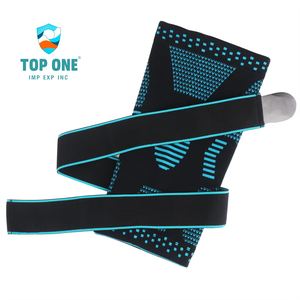 Top One Sports Élastique Réglable Double Bandages Genouillère Respirant Fitness Protection Genou Manches Soutien Coude Genouillères - Product Image 4