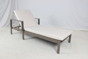 Chaise longue réglable en rotin pour terrasse extérieure, mobilier de <span class=keywords><strong>piscine</strong></span> commerciale, pour <span class=keywords><strong>hôtel</strong></span> - Product Image 2