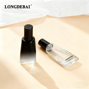 Irregular Toothpaste Shape Portable Gradient Black Perfume Glass <b>Bottle</b> 8ml 10ml Crimp Mini <b>Empty</b> Perfume <b>Bottle</b> with <b>Spray</b> - Product Image 2