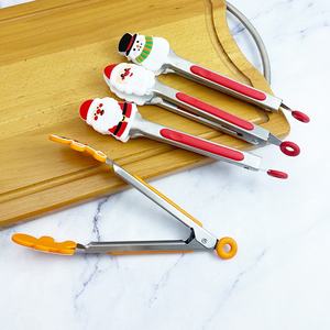 Pinces à barbecue et pinces à steak antidérapantes uniques multifonctionnelles sur le thème du festival-Outil de cuisine essentiel - Product Image 2