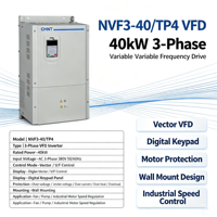 Variateur de fréquence vectoriel CHINT NVF3-0.75T/S2 0.75kW AC220V, contrôle V/F, IP20, certification CE CB, moteur