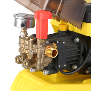 ماكينة غسيل Sonlin الأوتوماتيكية بقوة 2200 رطل لكل بوصة مربعة، محمولة على عجلات كهربائية عالية الضغط، بمحرك حثي ومنظف نفاث محمول مع بكرة خرطوم بطول 15 مترًا - Product Image 4