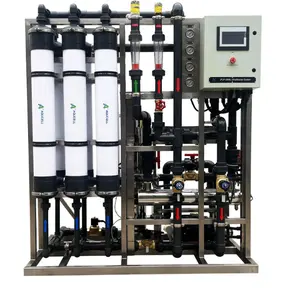 수처리 여과폐수 재활용에 효율적인 압력용기 및 펌프를 갖춘 NF강 나노여과장치