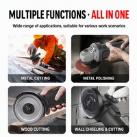 Outil multifonction industriel de 4 pouces (100 mm) pour polissage, meulage et découpe, à batterie, pour réparation automobile