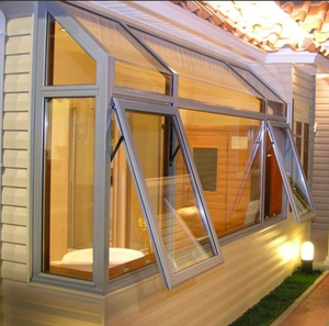 KHÁCH SẠN dân cư nhiệt phá vỡ Cơn Bão tác động an ninh đôi tráng men nhôm mái hiên Windows Top TREO CỬA SỔ - Product Image 1