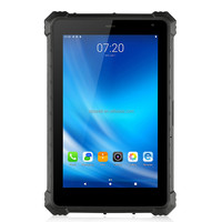 Tableta Robusta con Escáner de Códigos de Barras 1D y 2D, Lector de Pasaportes y Códigos MRZ, Android 13, Resistente al Agua, para Recopilación de Datos