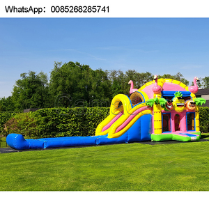 Castillo Inflable Húmedo/Seco Zhengzhou con Tobogán, Brincolín y Piscina Gigante - Product Image 4