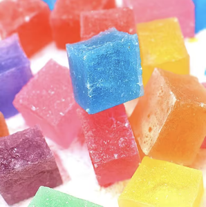 Caramelos de goma de frutas con gema de ámbar, populares en internet, de alto valor, controlados por voz, de azúcar, hechos a mano, en rodajas masticables, con diseño creativo de diamante - Product Image 6