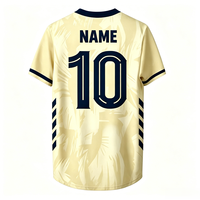 Forsend Feuchtigkeitsableitendes Fußballtrikot Fußball-Kit Maßgeschneiderte Uniform Übergrößen Plus Size Creme Grafik-Druck für Vereins-Teamkleidung