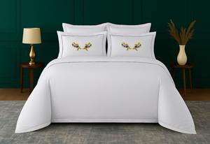 Funda de Almohada Floral con Estampado de Flores de Amatista, Funda de Cojín de Microfibra Suave de Lujo, Transpirable, Resistente a la Decoloración - Product Image 3