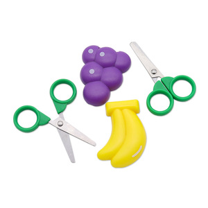 <b>Kitchen</b> <b>Scissors</b> Magnetic Fruit Banana Grape Shape Plastic Blade Eco-Friendly Storage Refrigerator Decor Craft Paper Cutting - Product Image 2