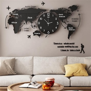 Decorazioni murali nordiche di <span class=keywords><strong>grandi</strong></span> dimensioni <span class=keywords><strong>per</strong></span> la casa orologio <span class=keywords><strong>da</strong></span> <span class=keywords><strong>parete</strong></span> moderno di lusso 3D <span class=keywords><strong>da</strong></span> <span class=keywords><strong>parete</strong></span> - Product Image 2