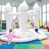 Château gonflable personnalisé FBSPORT, équipement de jeux gonflables pour la maison, château gonflable avec toboggan