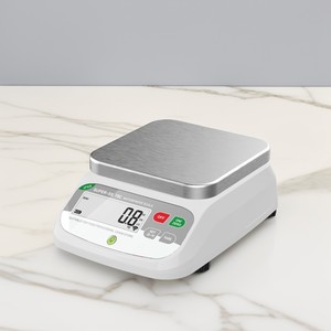 โต๊ะกระจกสแตนเลสดิจิตัลขนาด15กก. แสดงสถานะ <span class=keywords><strong>LCD</strong></span> สินค้าที่มีความแม่นยำสูงรองรับ500g - Product Image 1