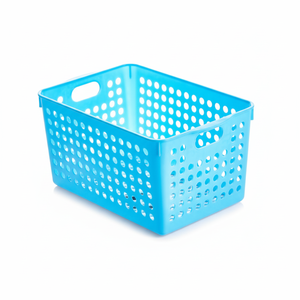 Cesto portaoggetti profondo blu Inomata - Product Image 1