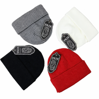 Bonnet brodé gothique personnalisé de haute qualité, logo YKZG de luxe, bonnet tricoté d'hiver noir, rouge, gris, blanc, vente en gros OEM