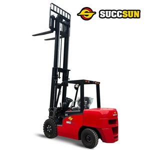 Maquinaria de manejo popular, carretilla elevadora diésel, 3500kg, 4000Kg, 3M-6m, mástil triplex, carretillas elevadoras de gasolina lpg, neumáticos sólidos, palanca de cambios lateral - Product Image 5