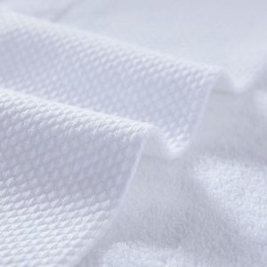 Lujo blanco Hotel Spa baño orgánico 100% algodón hojas de mano toallas de baño grandes - Product Image 5