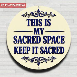 Placa Circular de Aluminio de 20cm con Diseño de Galaxia Espacial Celestial, Letrero Metálico de Luna Llena para Amantes de la Astronomía, Decoración para Centros Científicos - Product Image 1