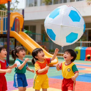 Nuevo globo de papel de aluminio de fútbol escuela deportes reunión diseño decoración globo deportes tema Fiesta globo - Product Image 2