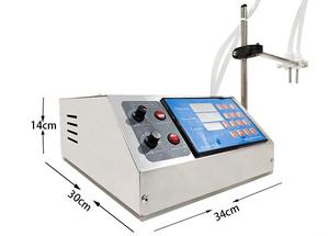 เครื่องบรรจุของเหลวแบบปั๊มควบคุมด้วยระบบไฟฟ้า ขนาดเล็ก 3-4000 มล. สำหรับน้ำหอม น้ำผลไม้ น้ำมัน 2 หัวจ่าย - Product Image 4