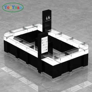 Đồ Trang Sức Đồng Hồ Hiển Thị Trường Hợp Mall Kiosk Hiển Thị Bán Lẻ Cửa Hàng Đồ Trang Sức Đồ Nội Thất Di Động Mall Đồ Trang Sức Kiosk - Product Image 2