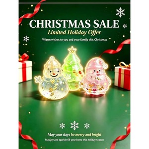 Christmas Squishy Toy <b>Gift</b> Box <b>Xmas</b> Slow Rebound Squishy Toy Stress Relief Toy <b>Novelty</b> <b>Gift</b> Souvenir for Christmas Resin Craft - Product Image 5