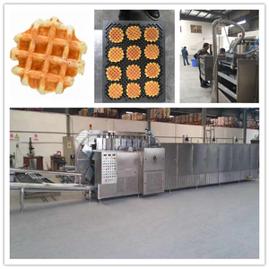 Industrial Waffle Making <b>Machine</b> <b>Biscuit</b> Production Equipment With Engine Motor Pump Bearing Core Components Waffle Forming Mach - Product Image 3