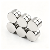 Aimant industriel puissant en néodyme NdFeB N35 N45SH N52 10x2mm 10x3mm 10x5mm 10x30mm Type Disque Cylindre Barre Permanent