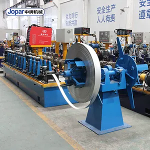 JOPAR ZP-40 Iron Tube Making Machine / Oval / Round Tube Mill Equipment Apply to Mop Rod