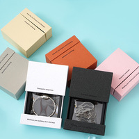 Nouvelle boîte d'emballage rectangulaire pour bijoux en carton épais de 2 mm de la marque JY, boîte pour boucles d'oreilles, bagues, colliers