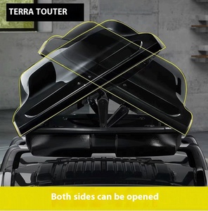 Caja de Techo para Auto, de Plástico ABS, para Almacenamiento en Portaequipajes, de Gran Capacidad, Universal, para Viajes - Product Image 5