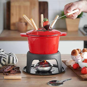 Vente chaude personnalisation ensembles de <span class=keywords><strong>fondue</strong></span> au <span class=keywords><strong>fromage</strong></span> en <span class=keywords><strong>fonte</strong></span> avec 11 pièces - Product Image 4