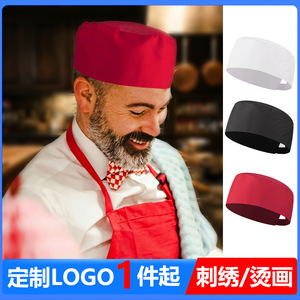 Chef's Hat Flat Top Unisex White Breathable Mesh 22 1/2-24 Inches Kitchen Cooking <b>Baking</b> - Product Image 5