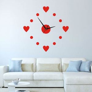 DIY Wall Sticker <b>Clock</b> Creative Heart Dot DIY Acrylic Mute <b>Digital</b> <b>Clock</b> Quartz Watches for Home Office Decoration Gifts - Product Image 2