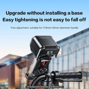 UGREEN 자전거 핸드폰 거치대, [초간편 설치] 초안정적인 오토바이 핸드폰 거치대, 성인 및 어린이용 자전거 핸들바 거치대 - Product Image 5